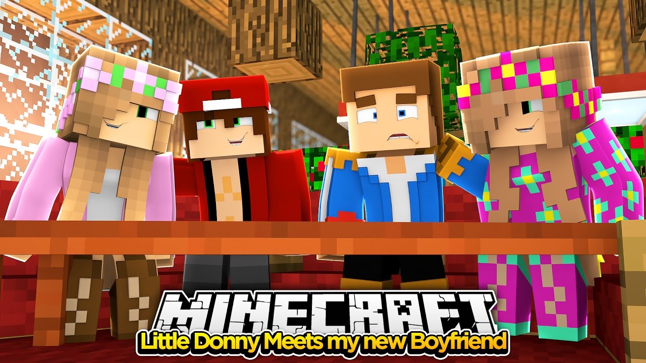 Minecraft Little Kelly: МАЛЕНЬКИЙ ДОННИ ВСТРЕЧАЕТ МОЕГО НОВОГО ПАРНЯ!