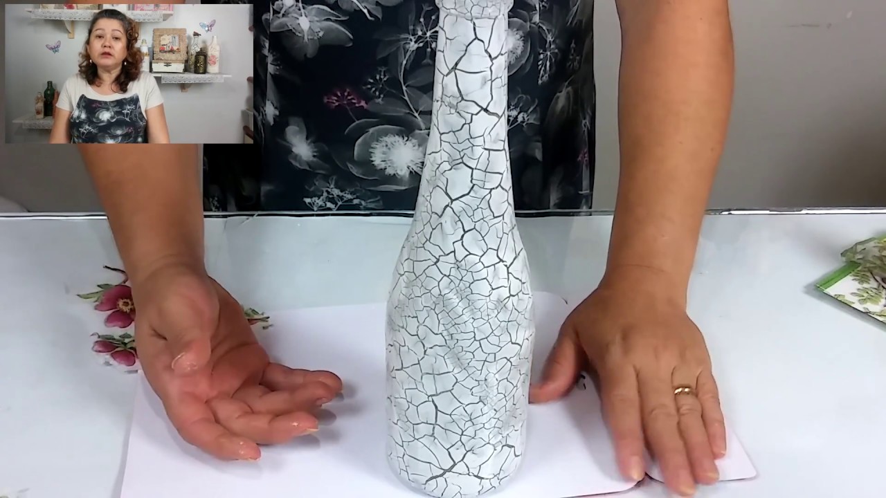 19 DICAS para seu Craquelê na garrafa ficar perfeito - Artesanato - DIY