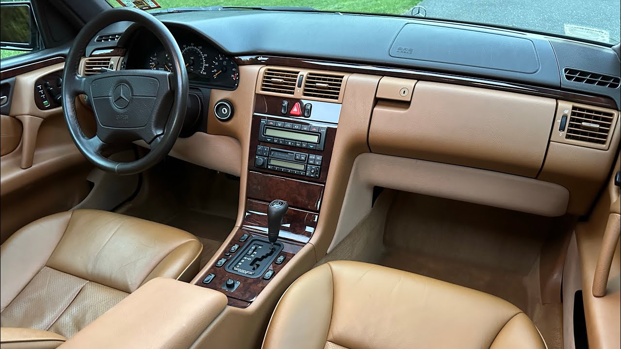 1997 Mercedes-Benz E420 Black/Saddle 1 owner car extensively documented. Drive Video 5/25/24