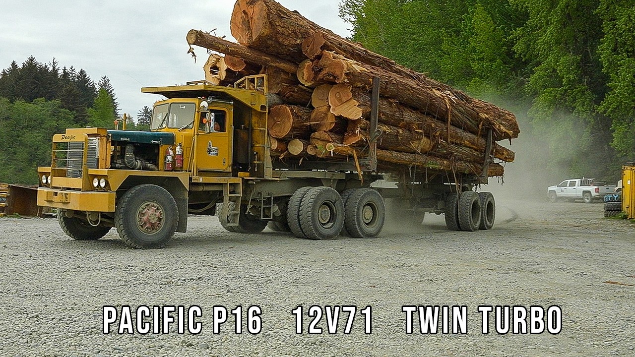 Extreme Logging Trucks 9  Pacific P16  12 v 71 Twin Turbo