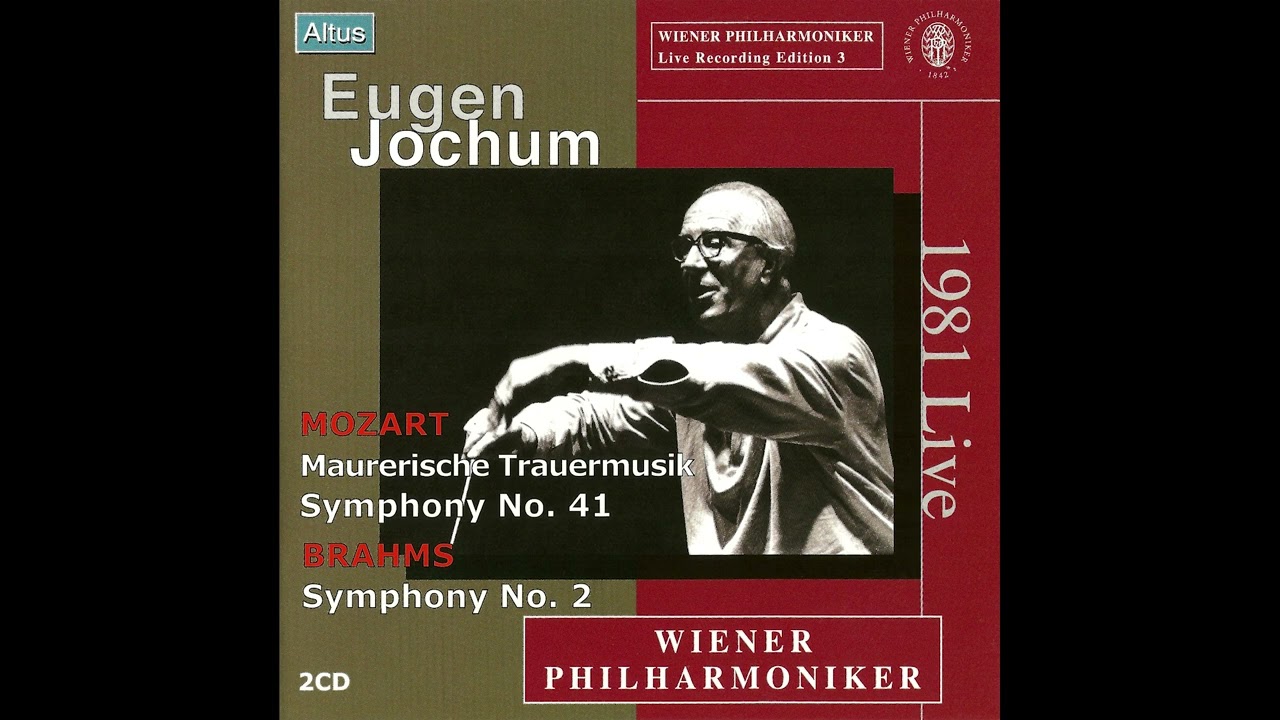 Mozart: Symphony No. 41 in C major, K. 551 “Jupiter” - Wiener Philharmoniker, Eugen Jochum. Rec 1981