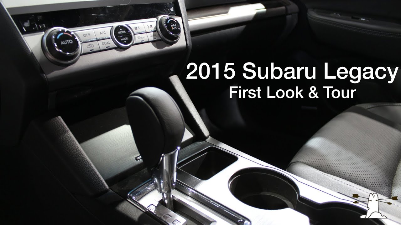 2015 Subaru Legacy : First Look & Tour