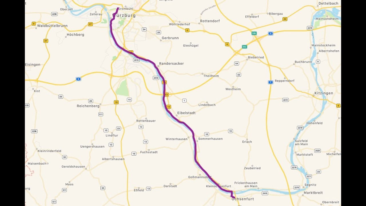 Radtour Mainradweg von Würzburg nach Ochsenfurt (7/12)