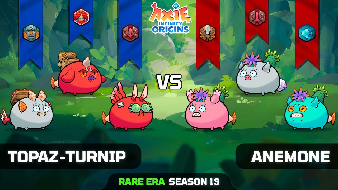 TOPAZ-TURNIP vs ANEMONE | SEASON 13 | AXIE INFINITY ORIGINS