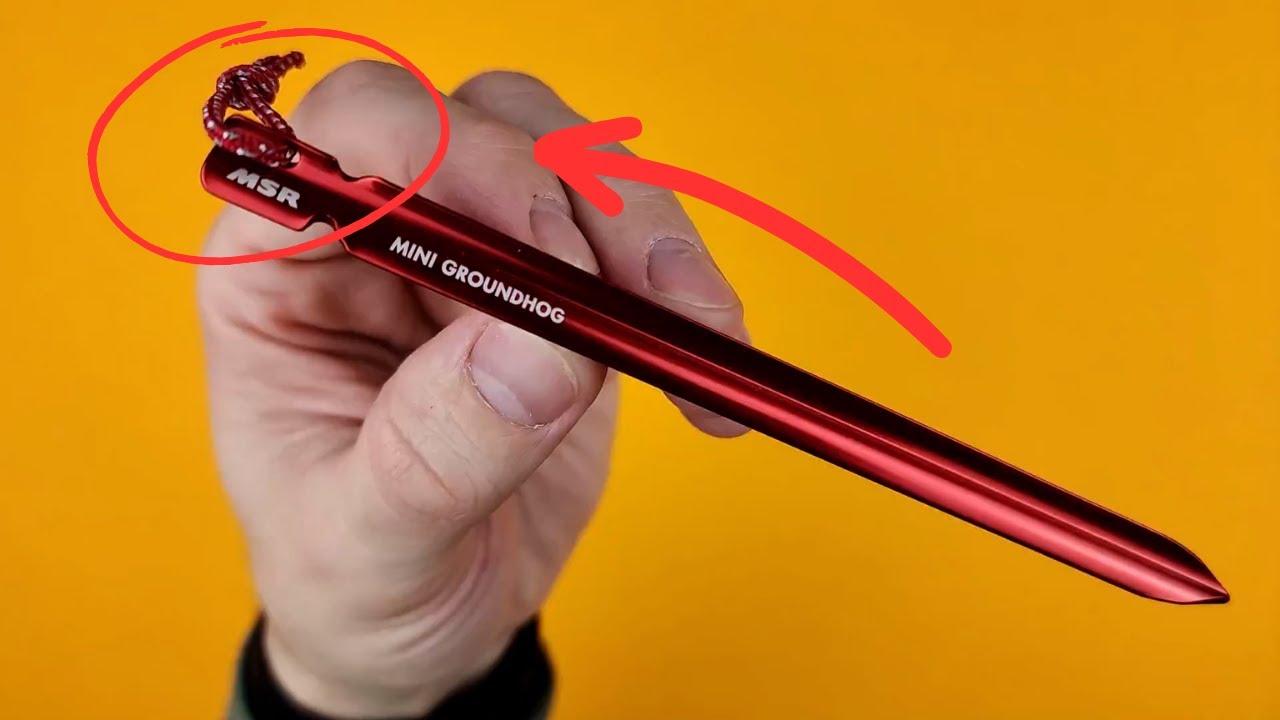 Secure Your Tent with MSR Mini Groundhog Tent Stakes #review