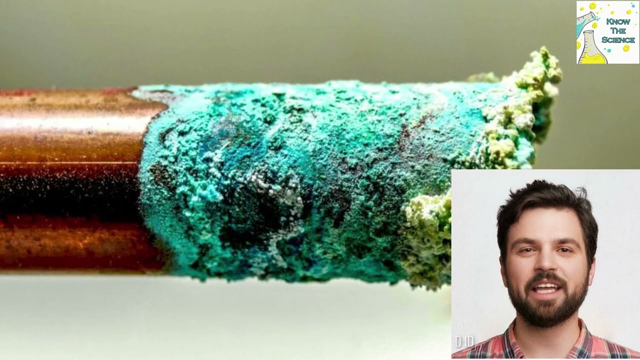Why does copper turns green