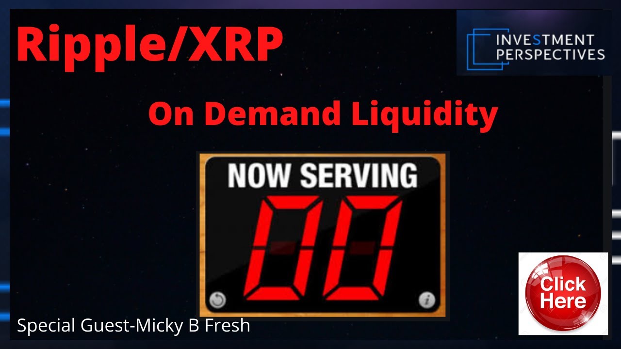 Ripple/XRP- ODL Low Volume,XRPLedger Wallets,Brazil And India(BRICS) Special Guest Micky B Fresh