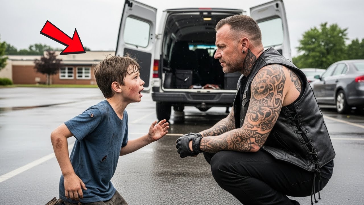 “Let Her Go!” A Homeless Boy Defied Them — Moments Later, 97 Hells Angels Stepped In