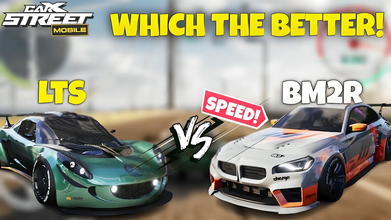 CarX Street New Cars LTS Vs BM2R Speed Test || CarX Street LTS & BM2R New Car Ultimate Max Tune ||