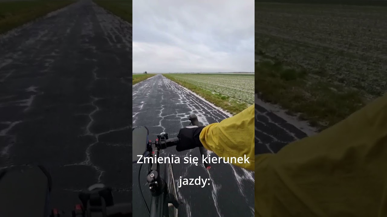 Rower późną jesienią i zimą be like 