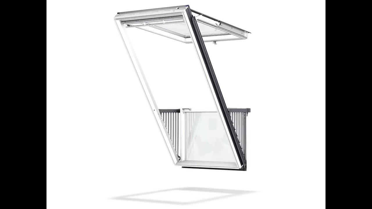 Cửa ban công mái VELUX cabrio balcony