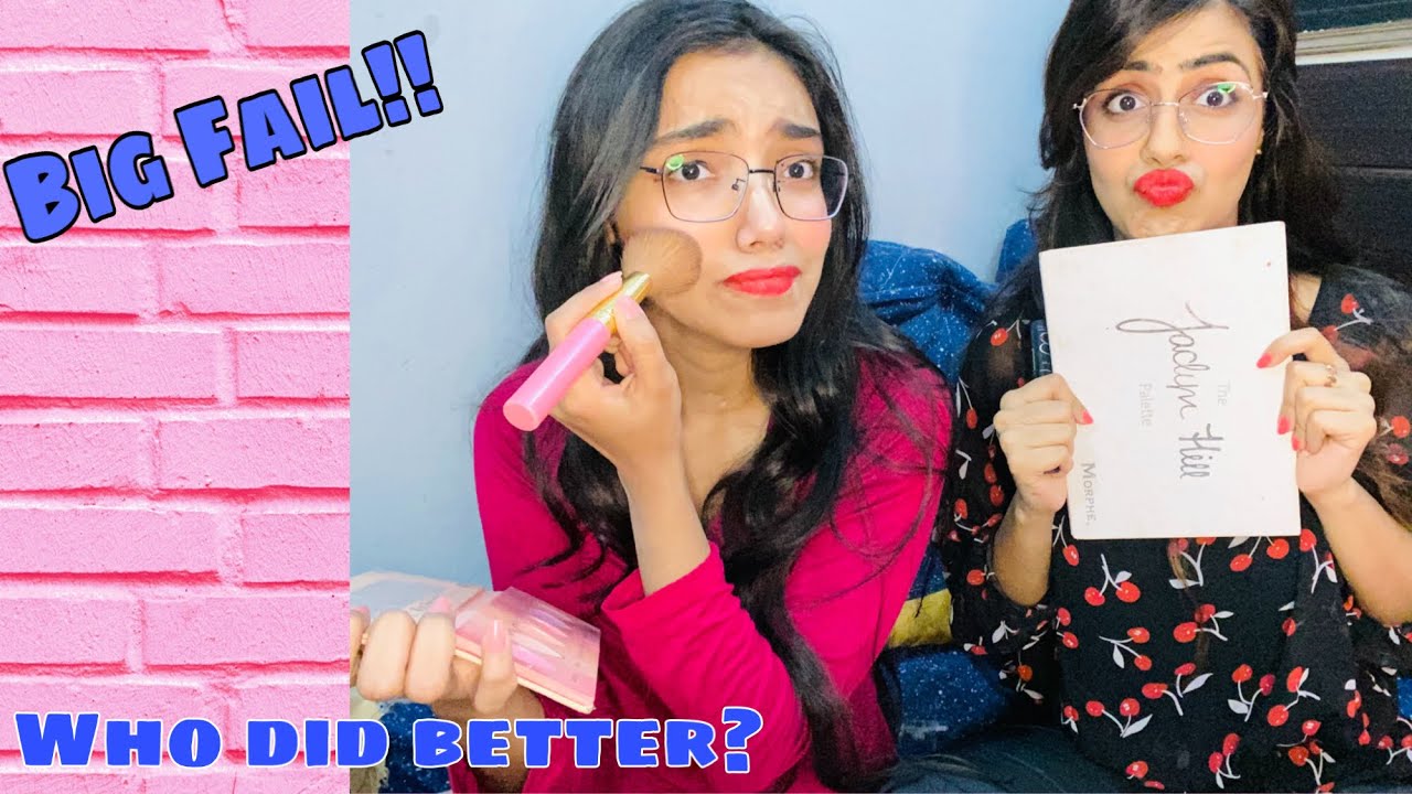 NO MIRROR MAKEUP CHALLENGE