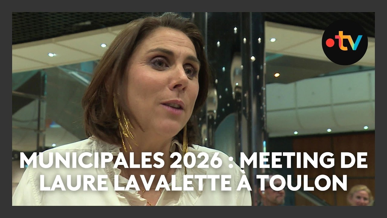 Meeting de Laure Lavalette à Toulon, pour le lancement de sa campagne aux élections municipales 2026