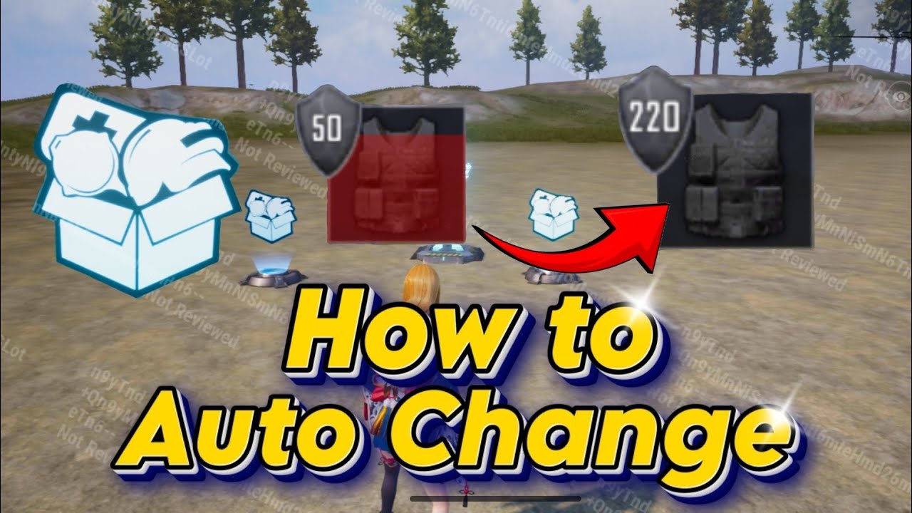 How to auto change helmet vest | WOW tutorial. | PUBG mobile