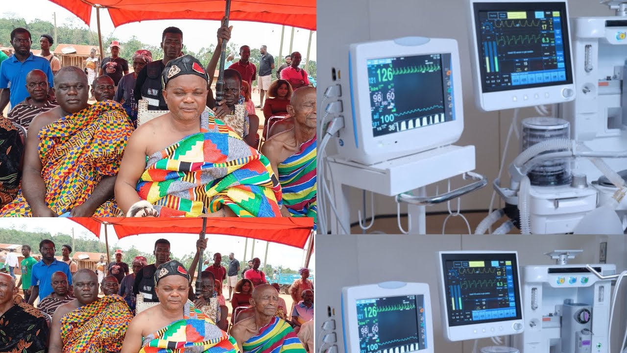 Sereso Tinponmu Hene donates hospital equipment to his people #healthcheck 