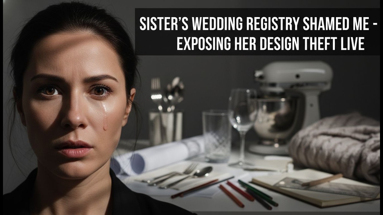 Sister's Wedding Registry Shamed Me – Exposing Her Design Theft Live
