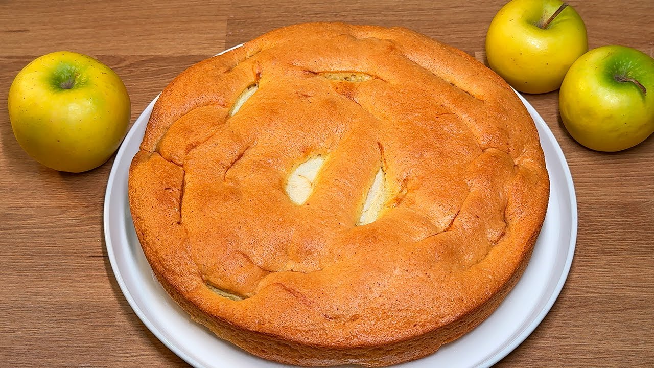 Der einfachste Apfelkuchen, den jeder in 15 Minuten machen kann!