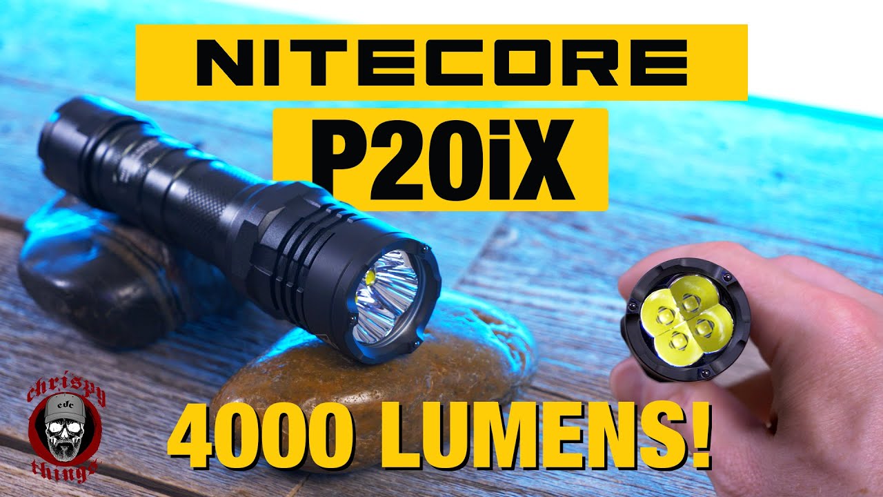 Is this the BEST Tactical Floodlight for Law Enforcement? Nitecore P20iX 4000 Lumen flashlight!