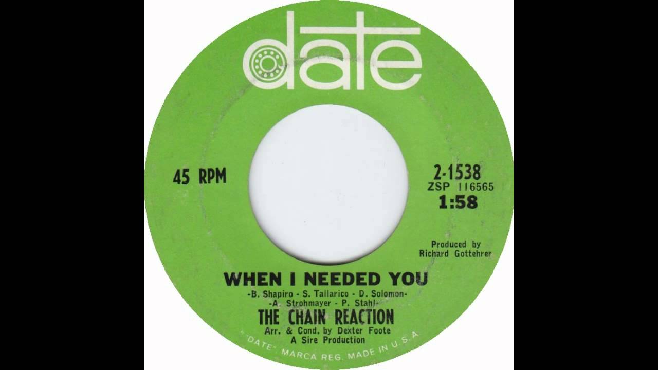 The Chain Reaction - When I Needed You