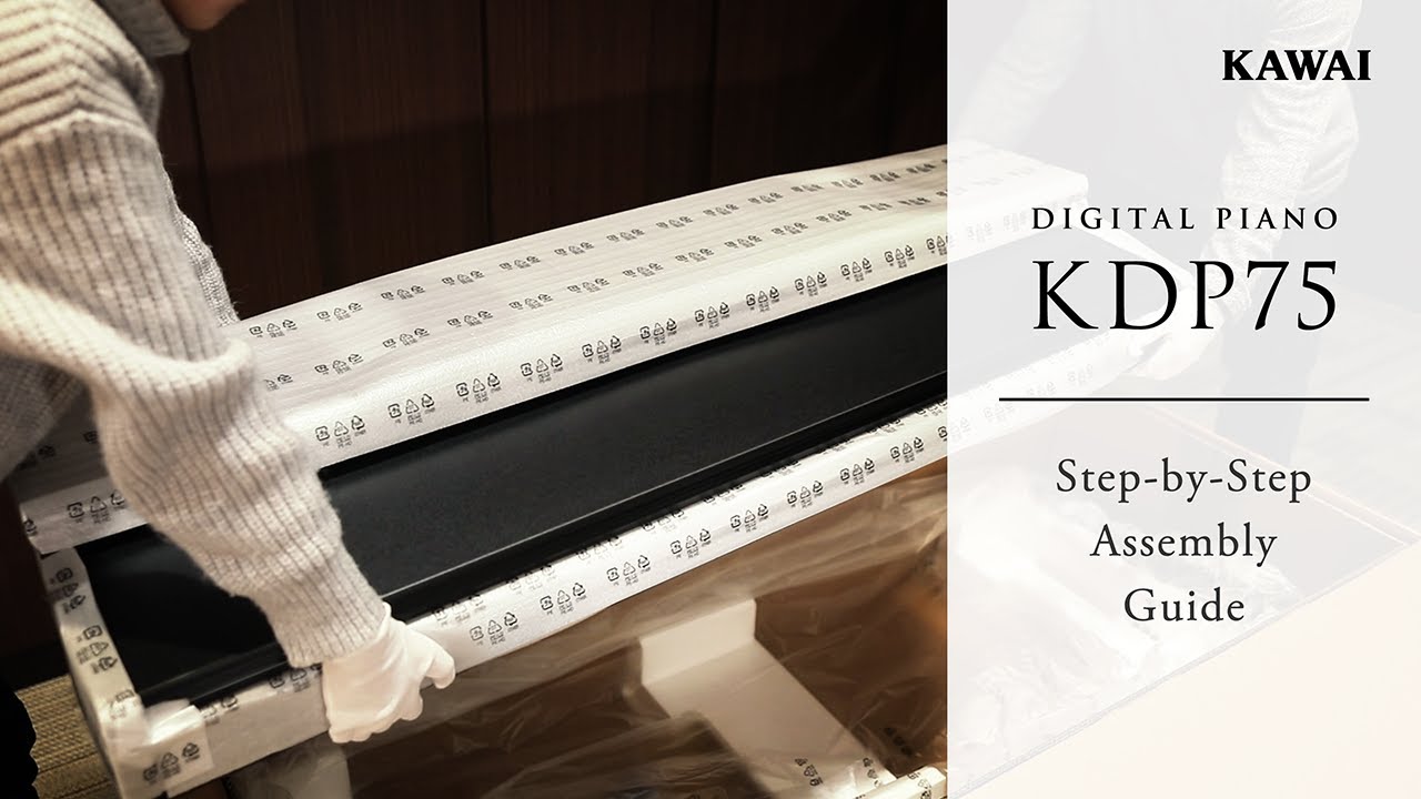 Kawai KDP75 Digital Piano | Step-by-step Assembly Video