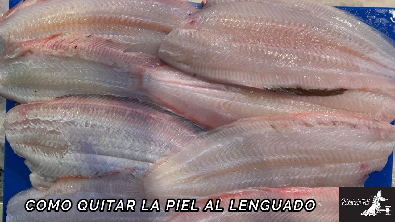 COMO QUITAR LA PIEL AL LENGUADO