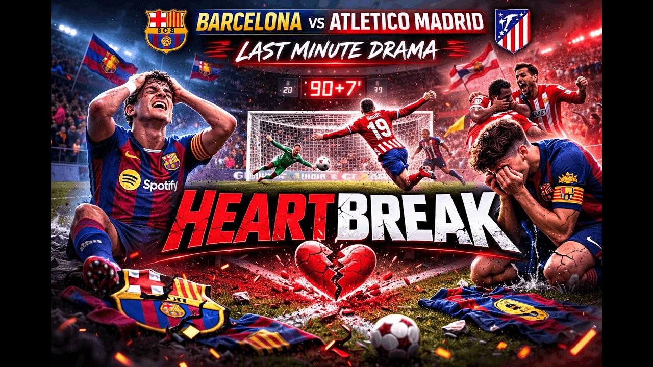 Last Minute Drama Breaks Hearts 😮 | FC 26 PS5 Barcelona vs Atletico Madrid