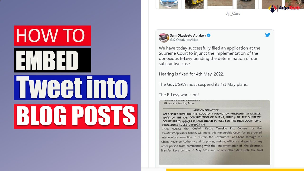 How to embed tweet in WordPress post