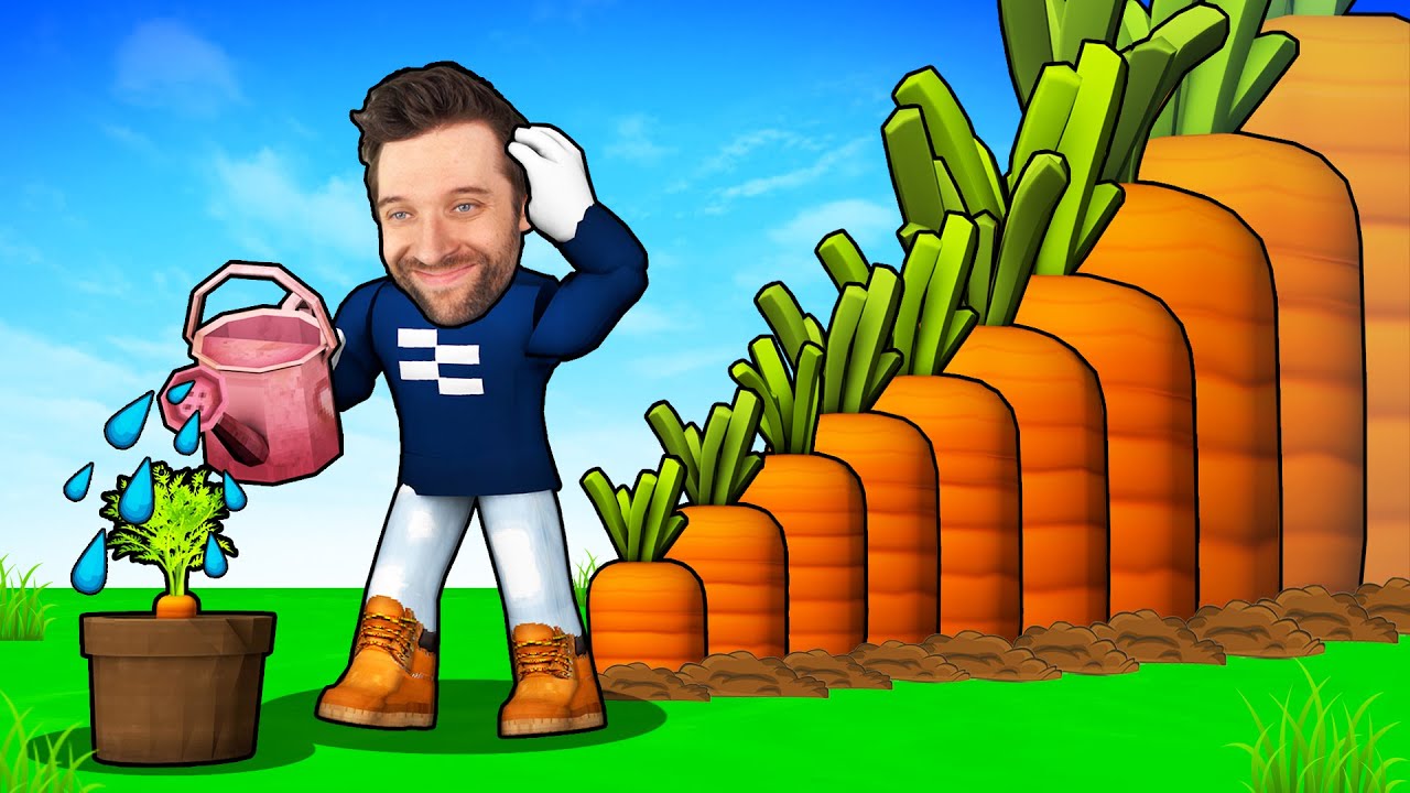 Ich BAUE einen MAXIMALEN GARTEN in Roblox Wachse einen Garten...