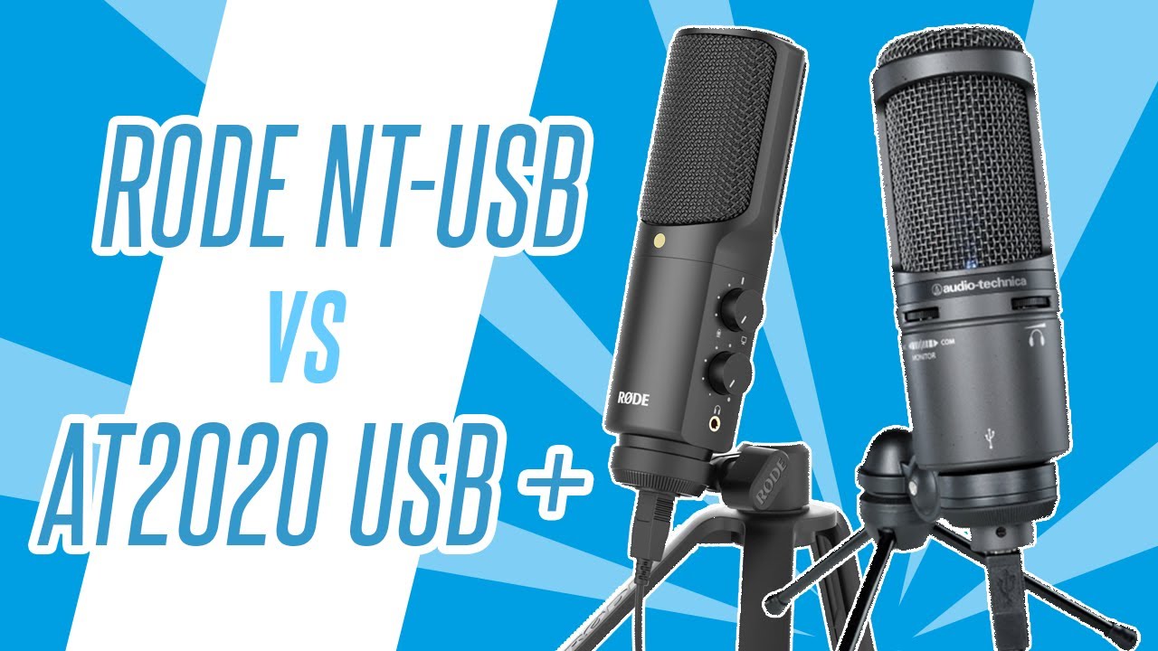 Rode NT-USB v Audio-Technica AT2020 USB PLUS Pro USB Mic Head To Head