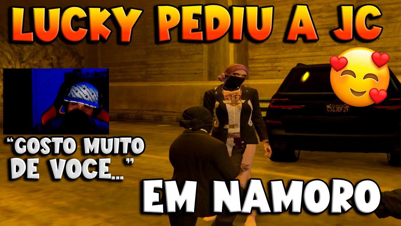LUCKY PEDIU A JC EM NAMORO, ELE SEQU3STROU ELA 🤣😍 