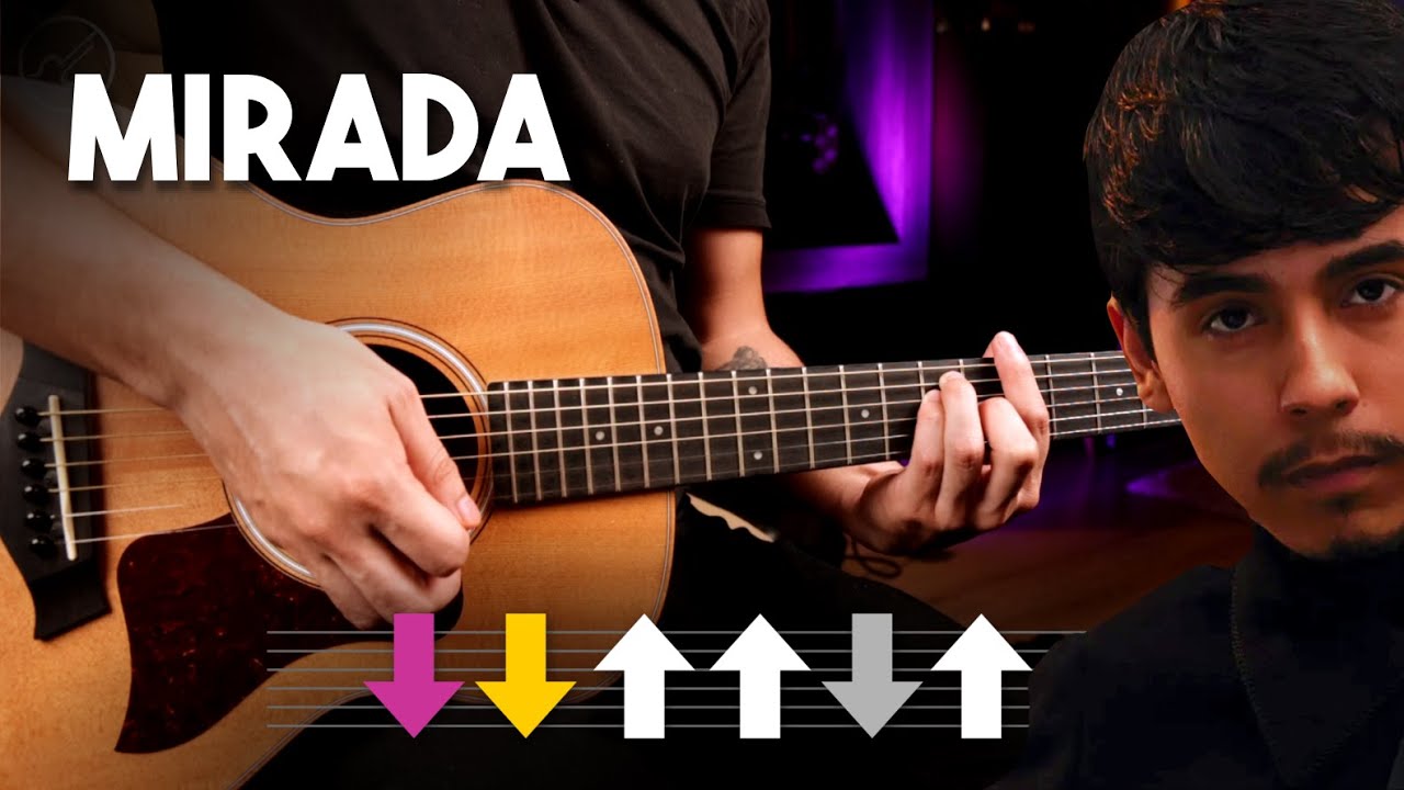 MIRADA - Iván Cornejo GUITARRA ACORDES Tutorial Guitarra | Christianvib