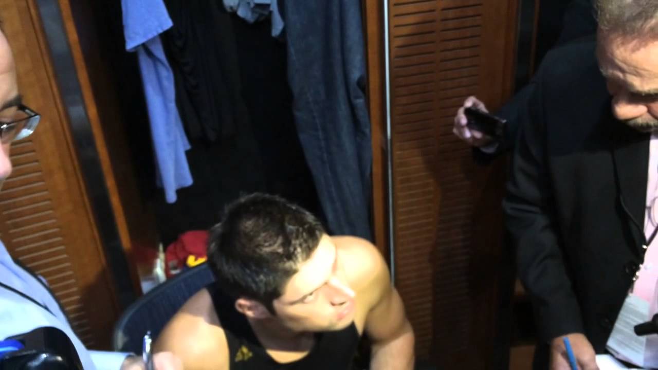 Nik Vucevic Post Game Interview (Rockets Preseason)