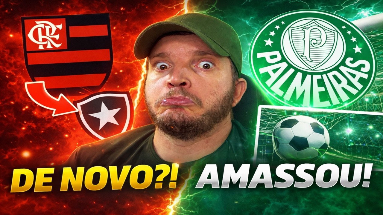 Deixou o Flamengo Chegar… e o Palmeiras Não Matou o Jogo! Entenda o Caos da Rodada