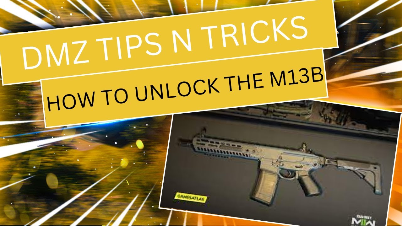 DMZ TIPS N TRICKS AND HOW TO UNLOCK M13 INCLUDED