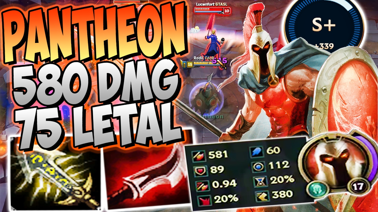 580+ DE DANO ABSURDO! É O COMBO MAIS BROKEN QUE TEM! - PANTHEON JUNGLE GAMEPLAY - Festinha do Rodil