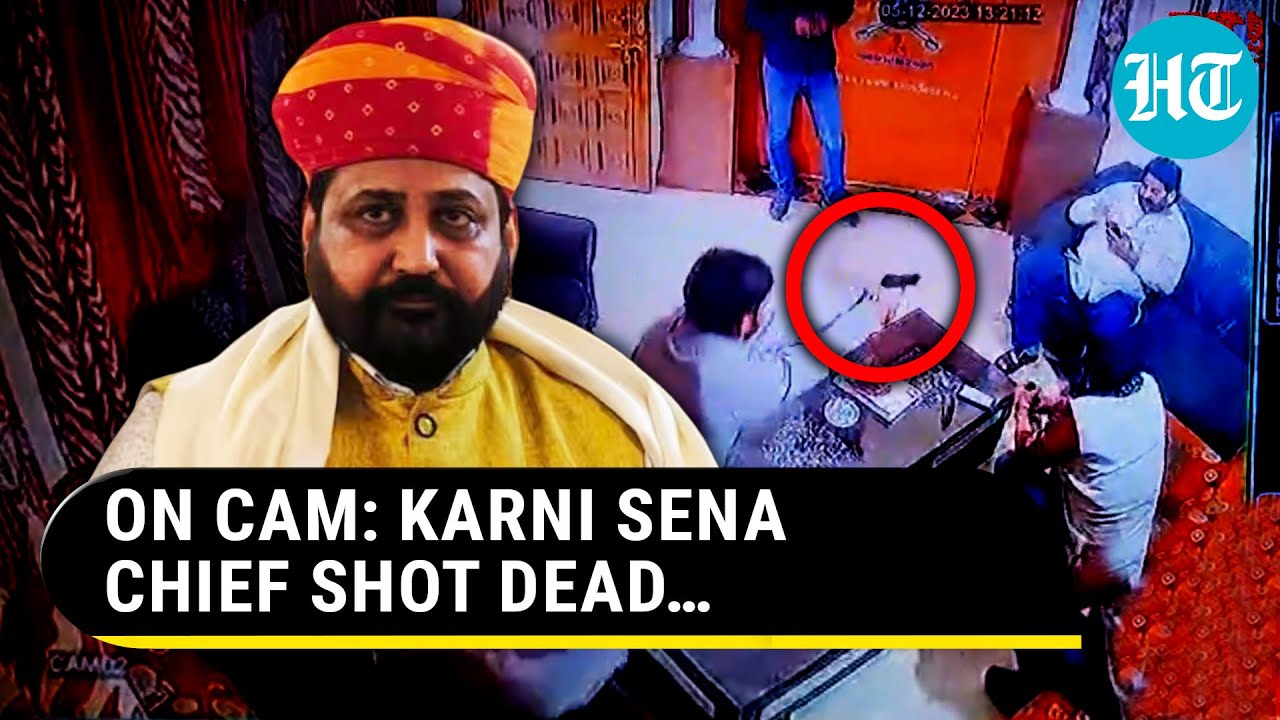 Karni Sena Chief Shot Dead At Home In Rajasthan; BJP, Congress Trade Blame | Watch