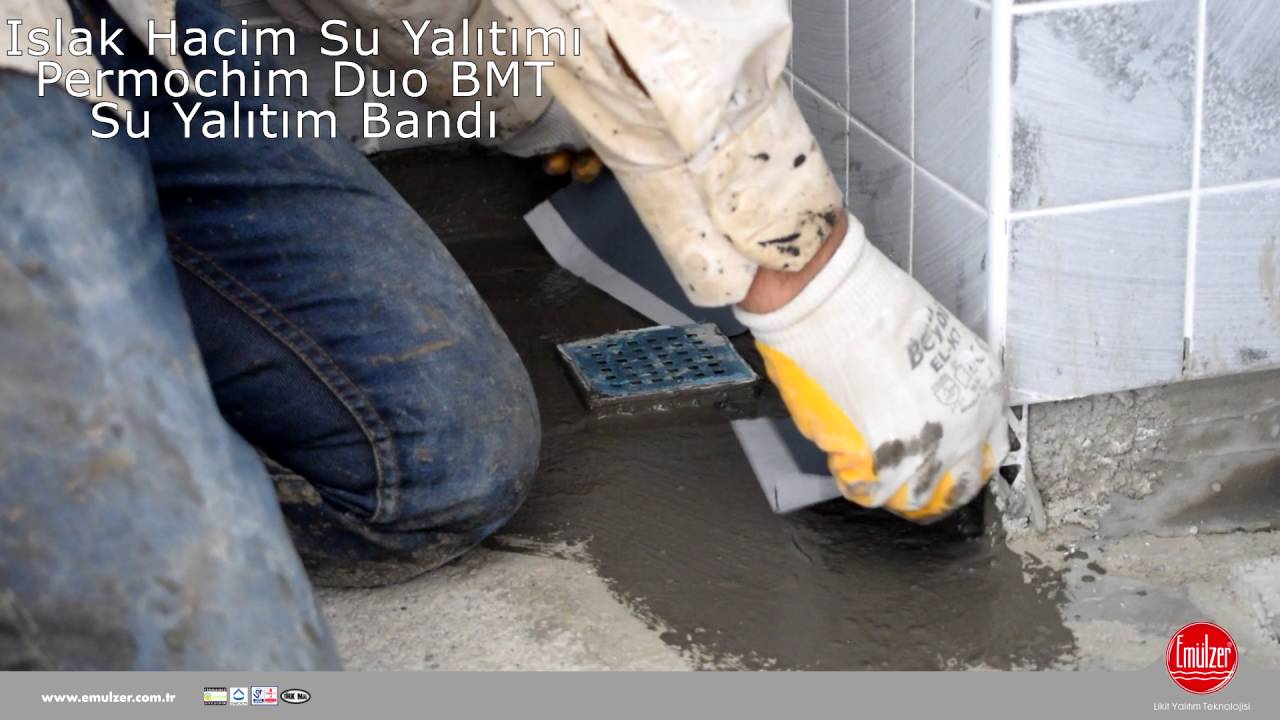 Su Yalıtım Bandı Uygulaması