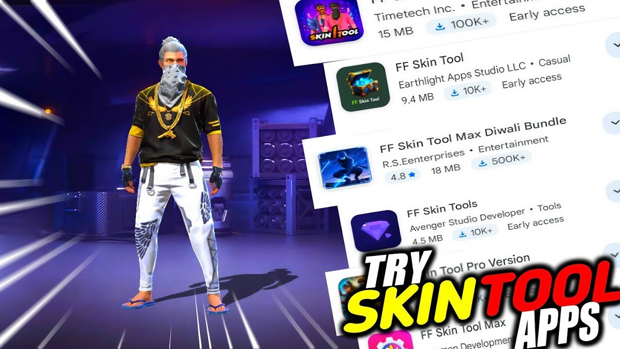I Tried free fire New Skin Tool app 🔥 2025 | 😱 Unlock All Ultra-Rare Skins & Outfits Instantly!