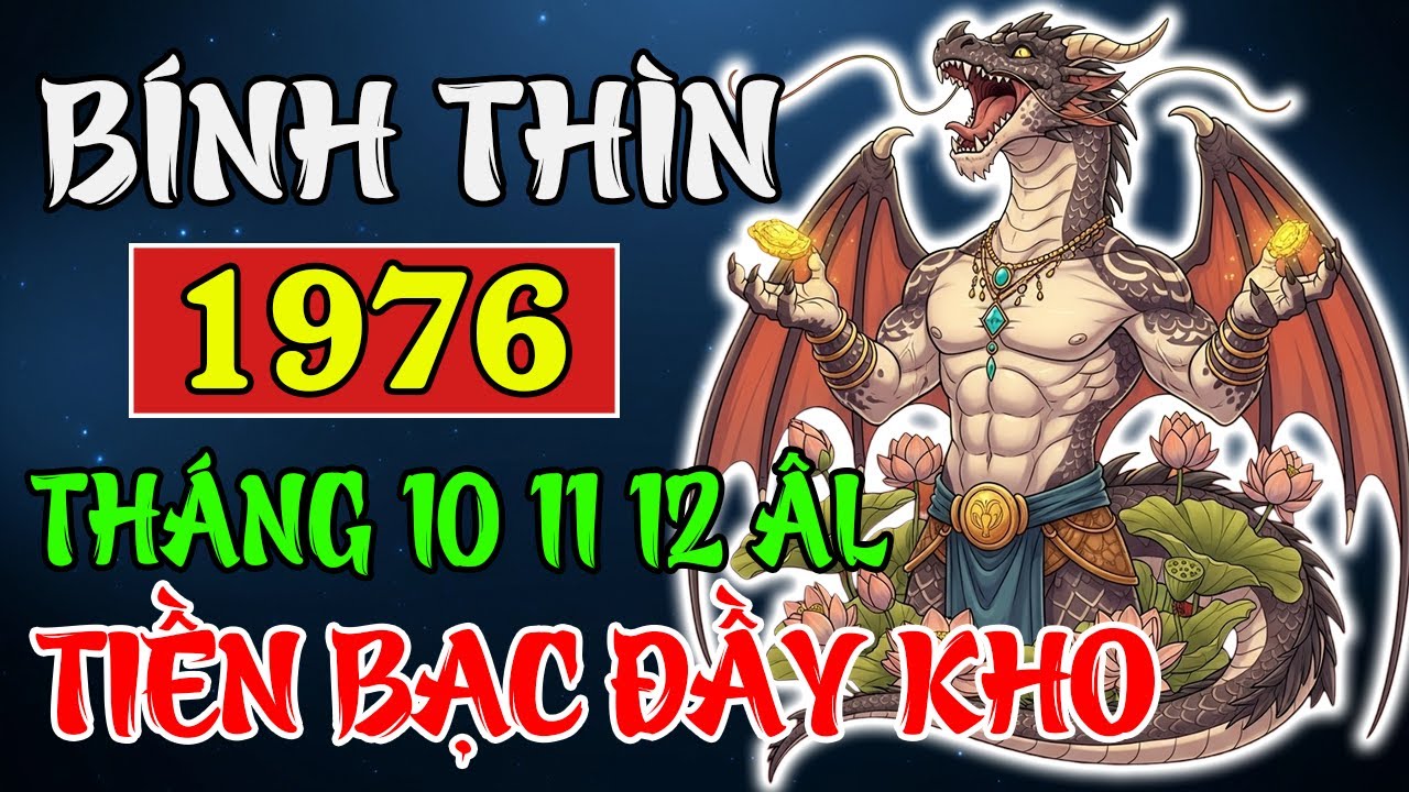Tuổi Bính Thìn 1976 Cuối Năm 2025 | Quý Nhân Dẫn Lối, Vận Mệnh Thăng Hoa Ba Tháng Liền!