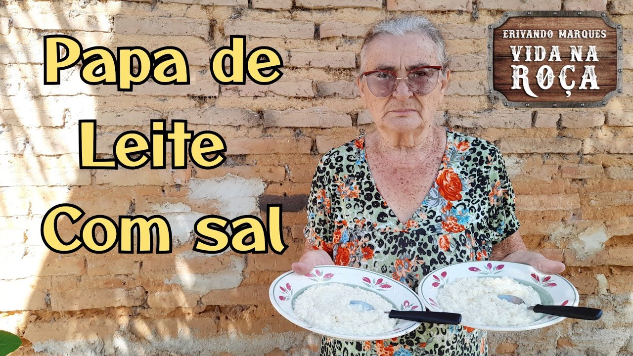 Como fazer uma papa de leite a moda antiga.