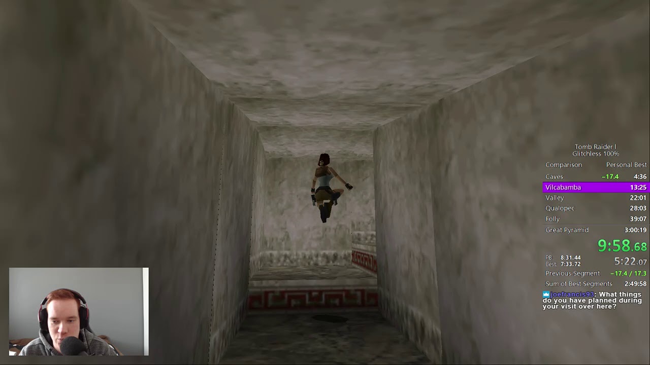 Tomb Raider I Glitchless 100% Speedrun RTA 2:49:53 World Record