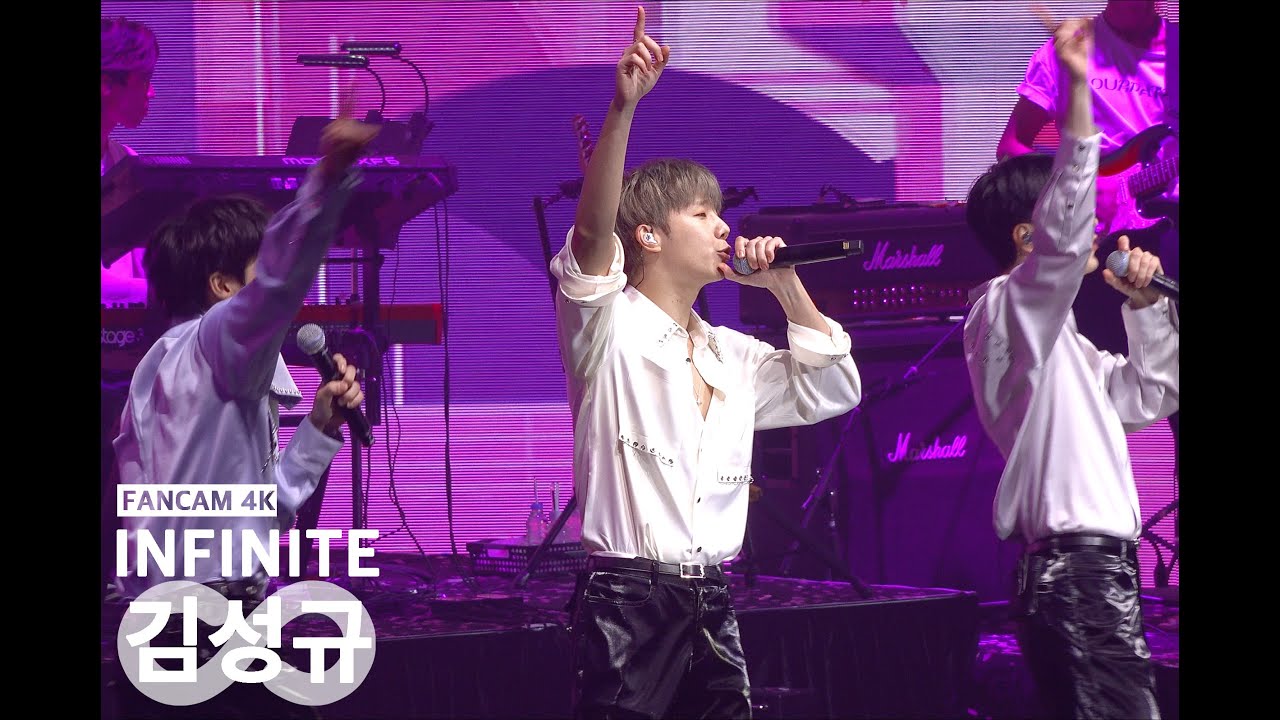[4K직캠]230910 INFINITE CONCERT COMEBACK AGAIN In Macau - Synchronise+맡겨+Cover girl - 성규 FANCAM