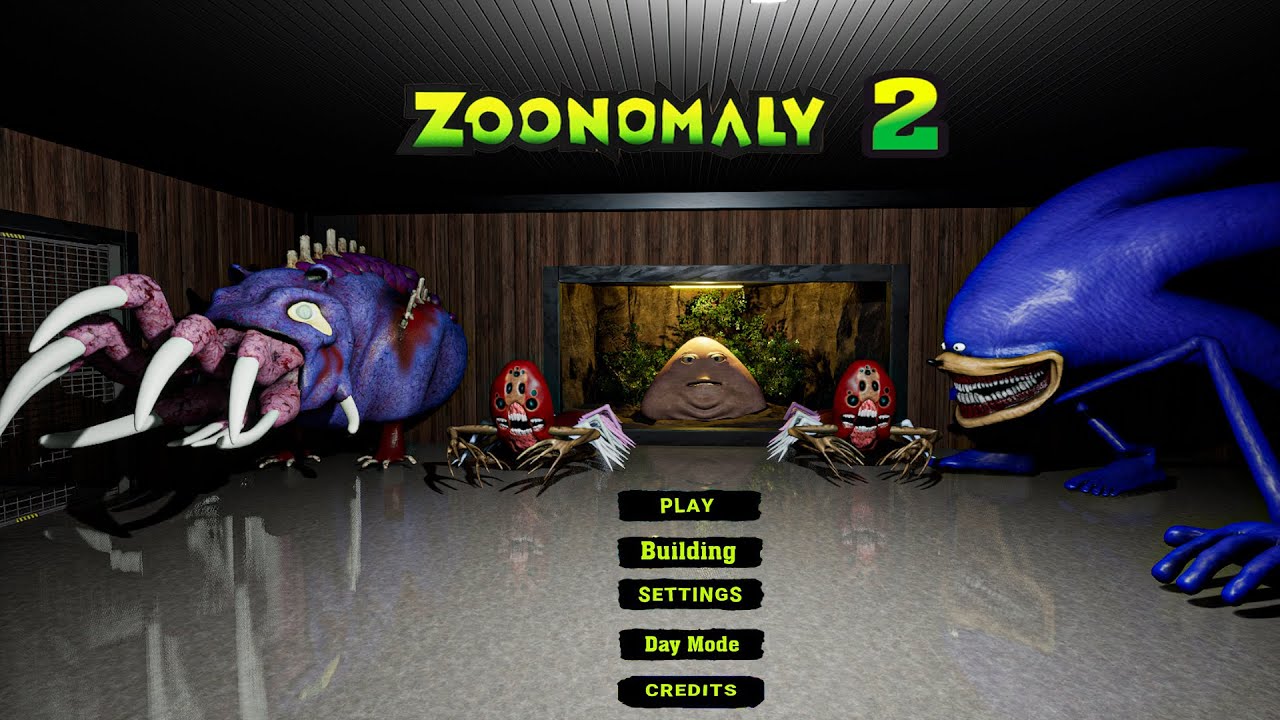 Zoonomaly 2 Official Teaser Full Game Play - Zookeeper vs Sonic Blue, Hippo, Zoochosis Parasite !!