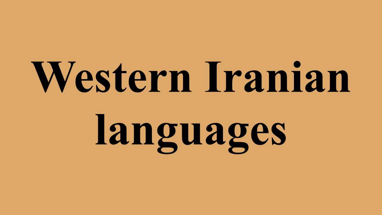 Western Iranian languages
