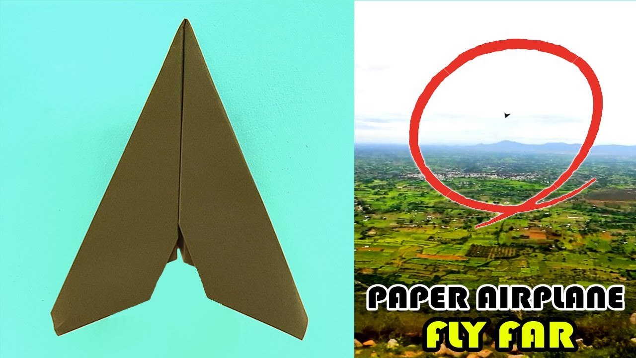 How to Make EASY Paper Airplanes That FLY FAR! 🚀✈️