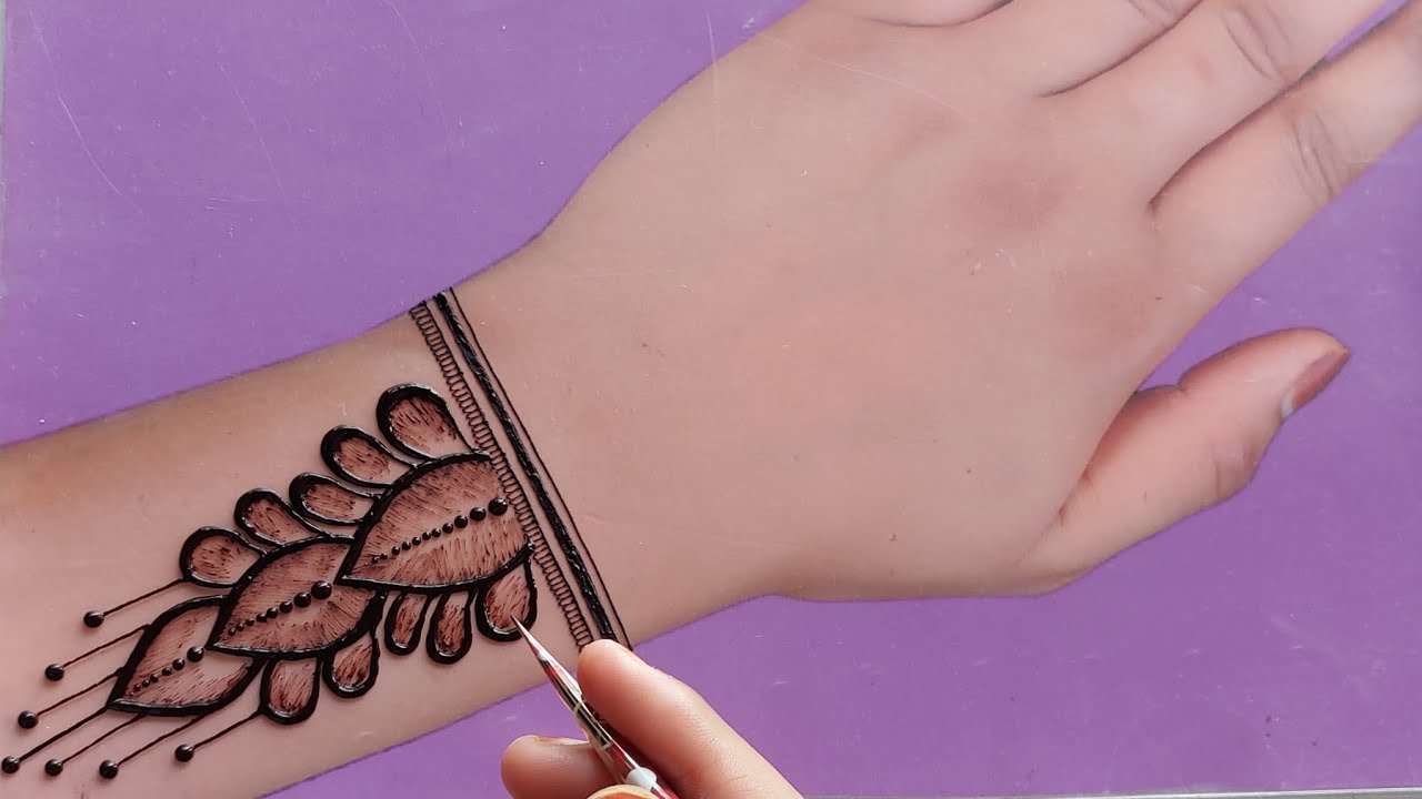 Very beautiful stylish mehndi design | easy arabic mehndi | mehndi ka design | mehndi design |mehndi