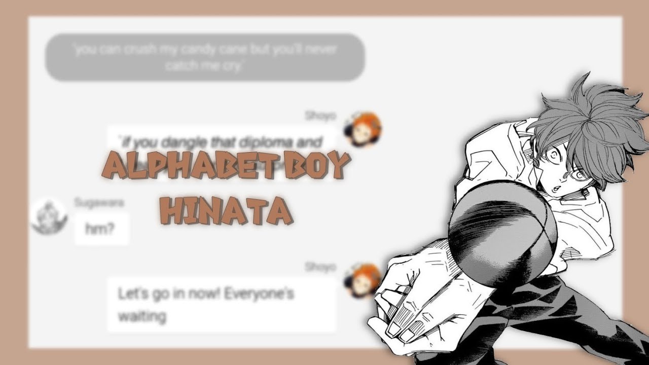 Alphabet Boy | Hinata Shoyo || Melanie Martinez || Haikyuu! LIVE AU