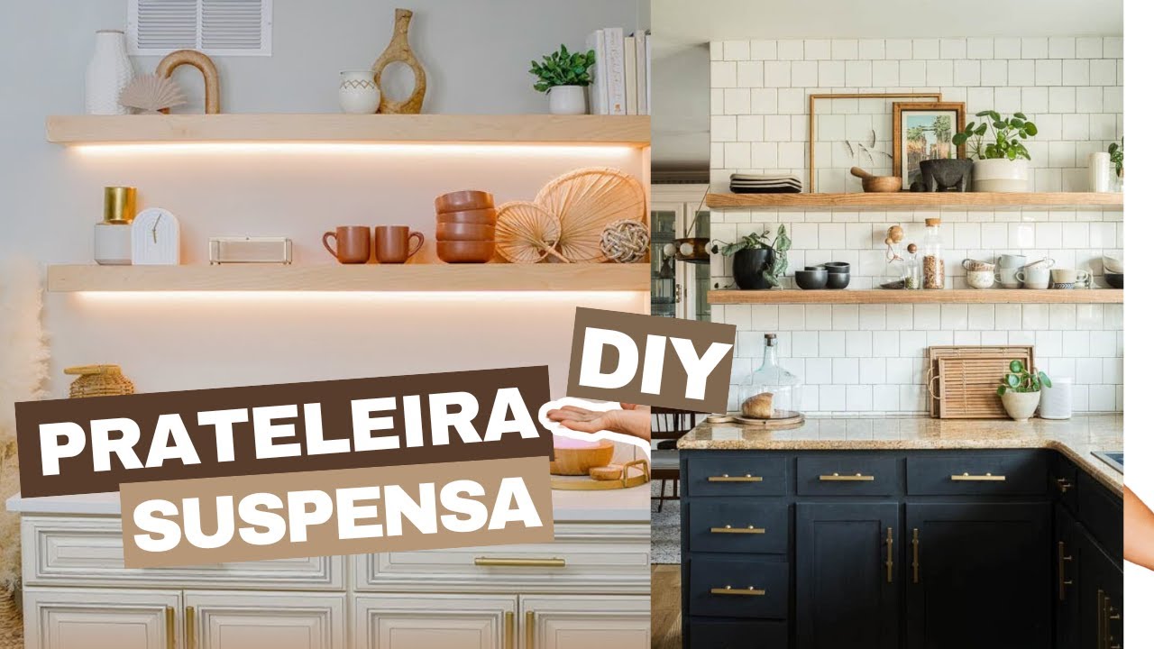 Prateleiras Suporte Invisível DIY Barato - Pri Inspira