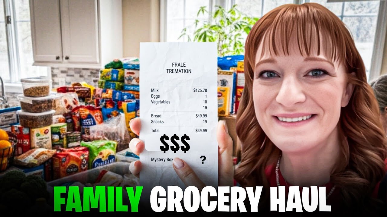 Семья из 13 человек - еженедельные закупки продуктов на сумму 1100 долларов!