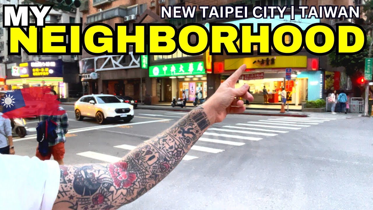 Walking tour of my neighborhood in New Taipei, Taiwan 🇹🇼 Life in Asia